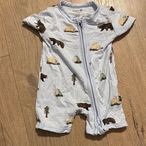 Kyte BABY Yosemite Zippered Romper 0-3 months